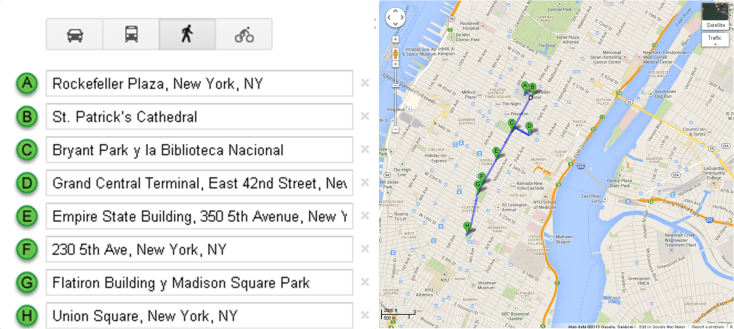 Mapa Recorrido Día 3
