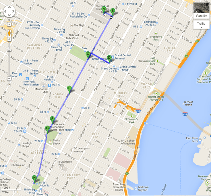 Mapa Recorrido Día 3 Ampliado