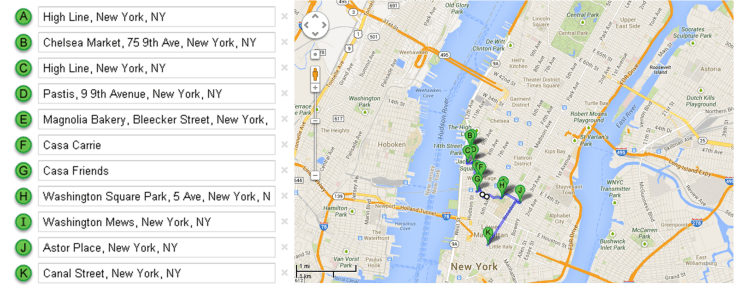 Mapa Recorrido Día 4