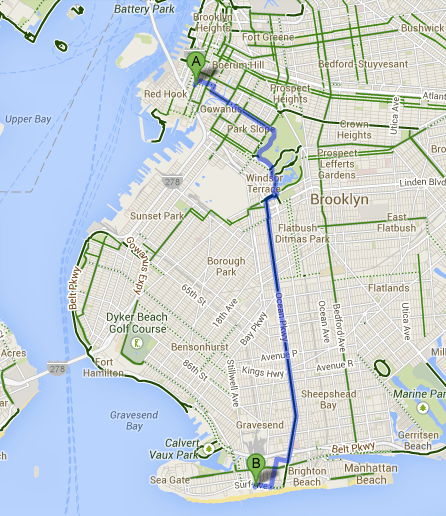 Carroll Gardens hacia Coney Island